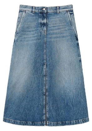 TWINSET denim midi skirt - Blue