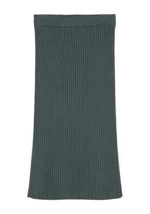 Marc O'Polo ribbed-knit midi skirt - Green