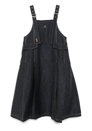 Musium Div. logo dress - Blue