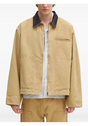 AMBUSH corduroy-collar overshirt - Neutrals