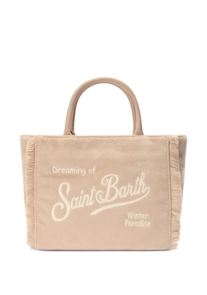 MC2 Saint Barth fringed top-handle tote bag - Neutrals