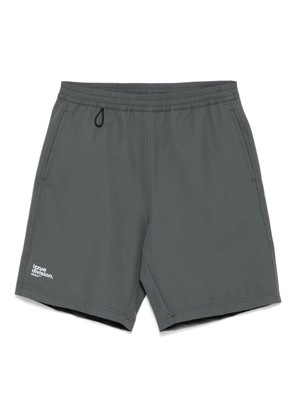 izzue logo-printed shorts - Grey
