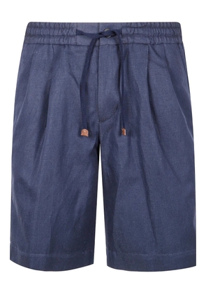 Incotex drawstring-waist shorts - Blue