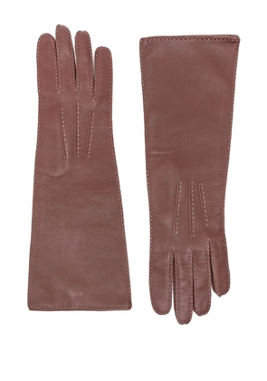 Sofie D'hoore leather gloves - Brown