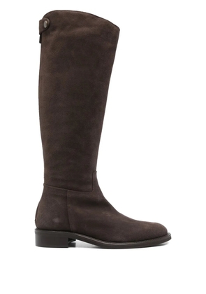 Julie Dee 30mm knee-high suede boots - Brown