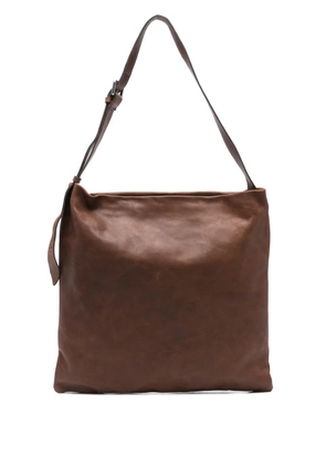 SOMMET Lidia buckle-detail messenger bag - Brown