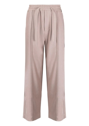 FIVE CM wide-leg stretch-jersey trousers - Pink