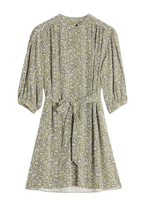 Maison Kitsuné mimosa floral-print mini dress - Green