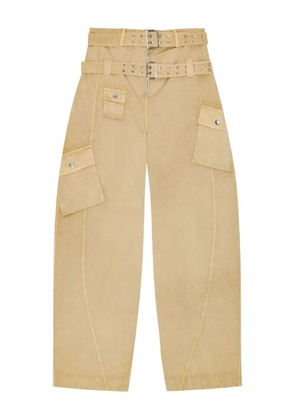 GANNI cargo-pocket trousers - Neutrals