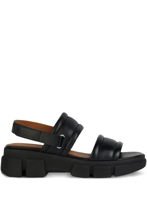 Geox Lisbona padded platform sandals - Black