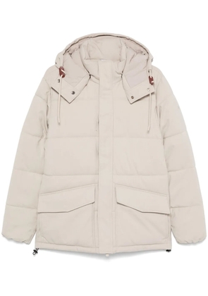 Manuel Ritz hooded down jacket - Neutrals