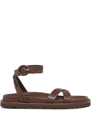 Gianvito Rossi leather sandals - Brown