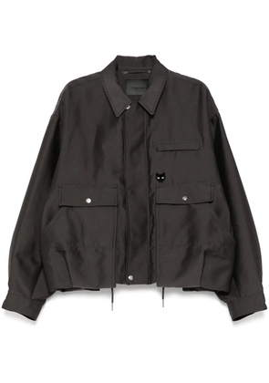 ZZERO BY SONGZIO multiple-pocket shirt - Grey