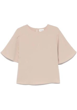 P.A.R.O.S.H. draped-sleeve blouse - Neutrals