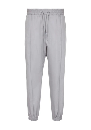 Armani Exchange drawstring cuffed trousers - Grey
