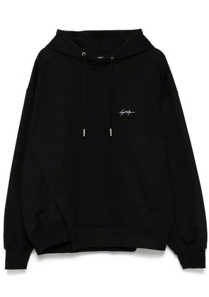 SONGZIO autograph asymmetric hoodie - Black