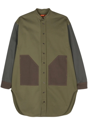 colville colour-block cotton shirt - Green