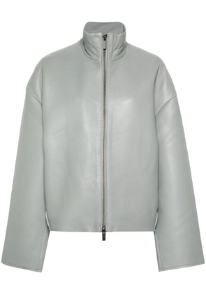 REMAIN bonded leather jacket - Grey