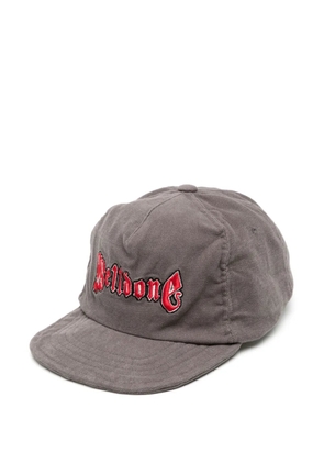 We11done logo-embroidered cap - Grey