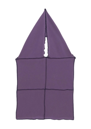 Baserange Cinder halterneck panelled top - Purple