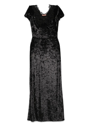 Ermanno Scervino velvet maxi dress - Black