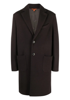 Barena notched-collar single-breasted coat - Brown