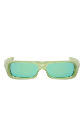 Oakley Permian rectangle-frame sunglasses - Green