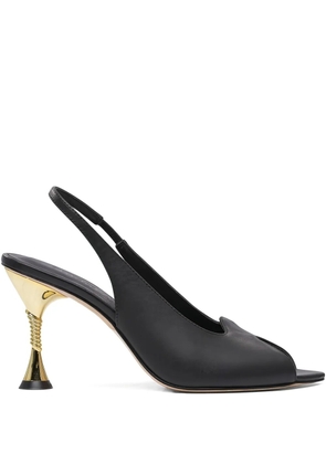 Studio Amelia 90mm Helix slingback pumps - Black