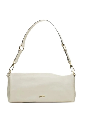 Poche Paris Torba leather tote bag - White