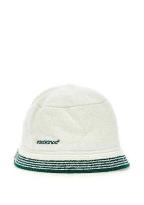 Casablanca terrycloth bucket hat - White