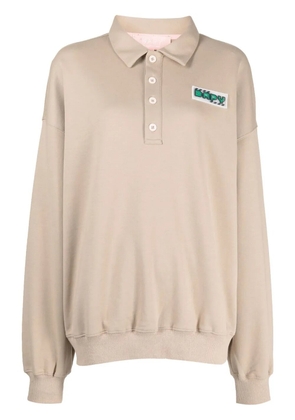 BAPY BY *A BATHING APE® polo-collar sweatshirt - Brown