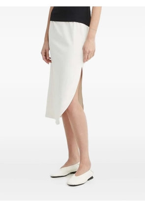 Drykorn side-slit midi skirt - White