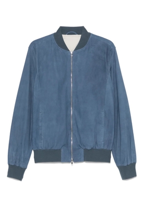 Barba suede jacket - Blue