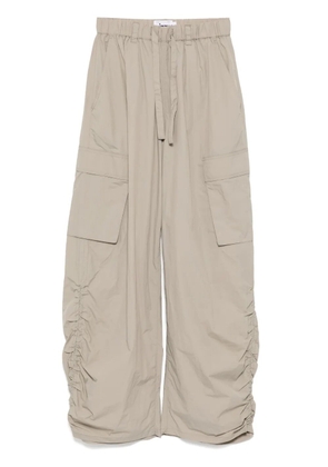 izzue drawstring cargo trousers - Neutrals