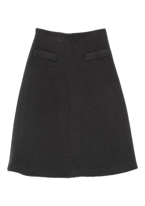 Tela patch pocket midi skirt - Grey