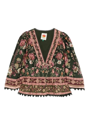 FARM Rio Flowering Garden Three top - Green