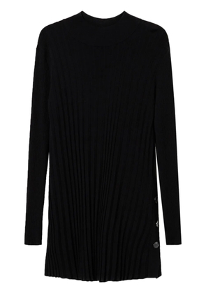 TWINSET pleated button-detail jumper - Black
