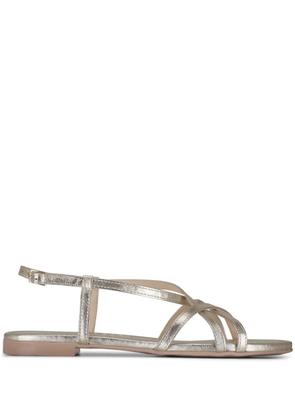 AGL slingback leather sandals - Gold