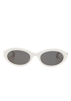 Cartier Eyewear oval-frame sunglasses - White