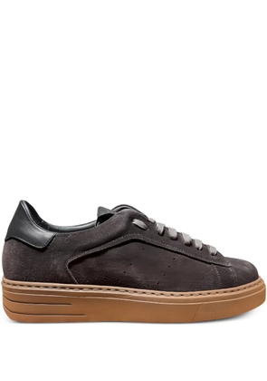 CALCE lace-up leather-trim sneakers - Grey