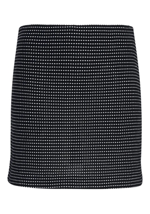 Proenza Schouler White Label Lawson tweed dot mini skirt - Black