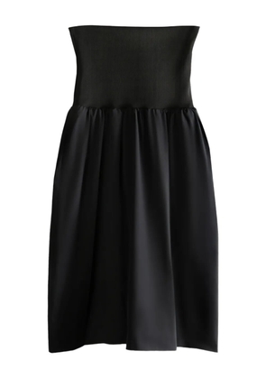 Amomento side-pocket midi dress - Black