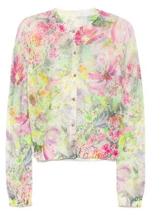 JNBY jacquard cardigan - Pink