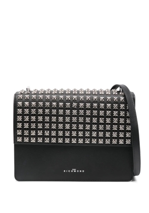 John Richmond studded shoulder bag - Black