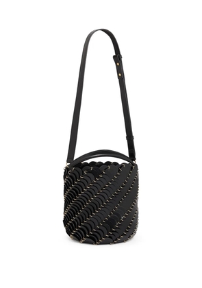 Rabanne Pacoïo leather bucket bag - Black