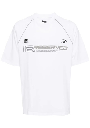 izzue logo-print cotton T-shirt - White