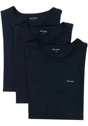 Paul Smith logo-print cotton T-shirt (pack of three) - Blue