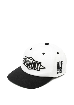 SAINT MXXXXXX logo-embroidered cap - White