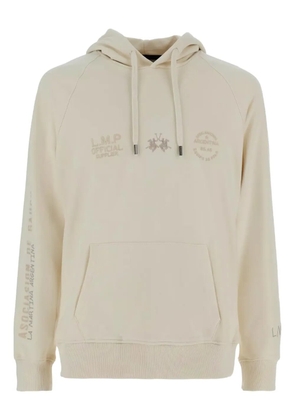La Martina Buck drawstring hoodie - Neutrals