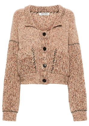 Henrik Vibskov Stitch mélange cardigan - Brown